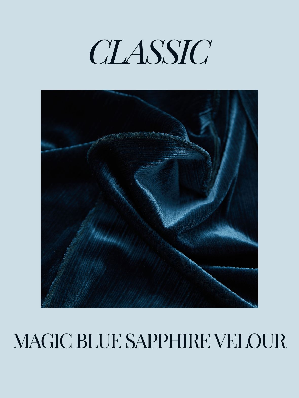 Classic-Magic Blue Sapphire Velour